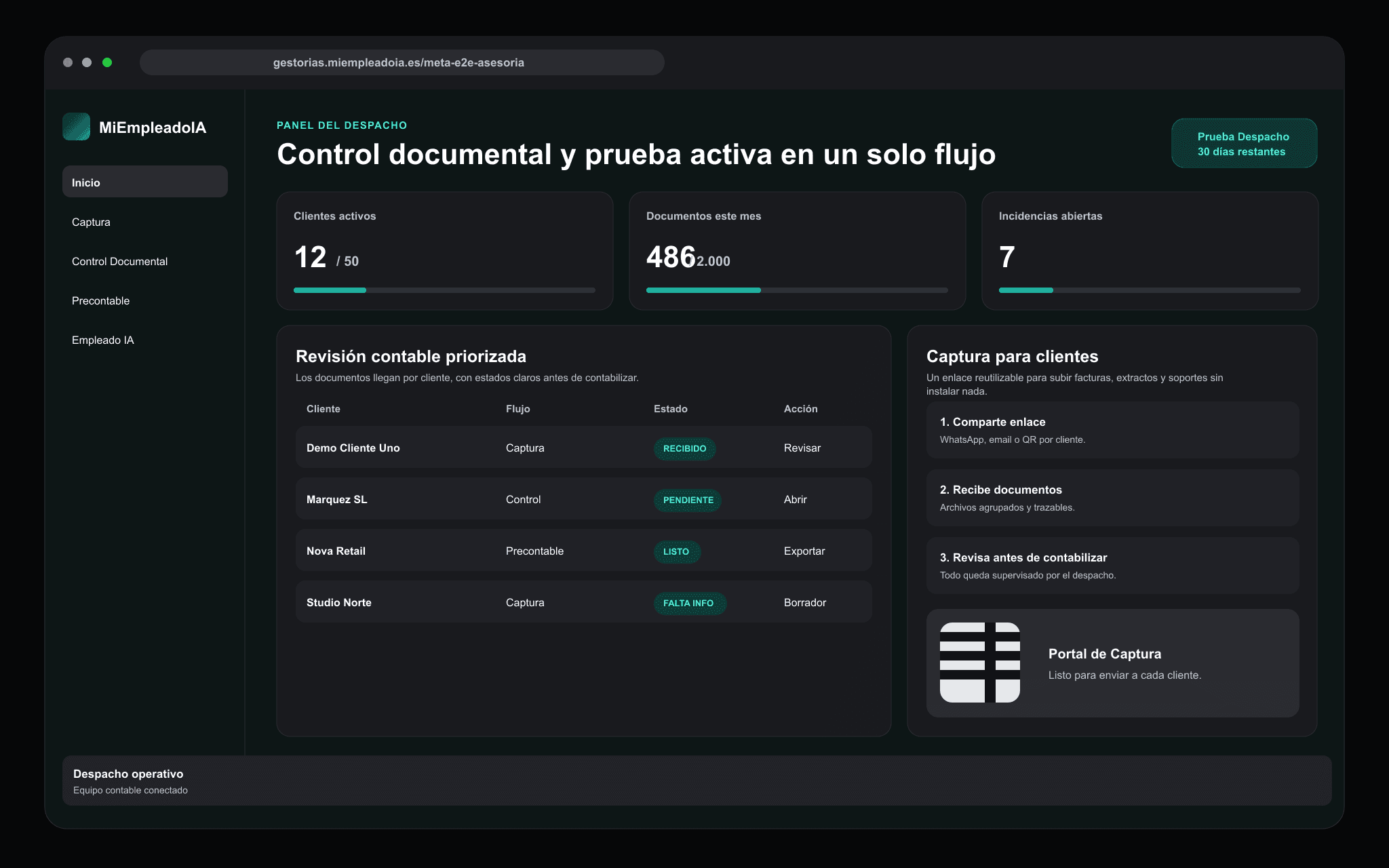 Nuestra aplicación