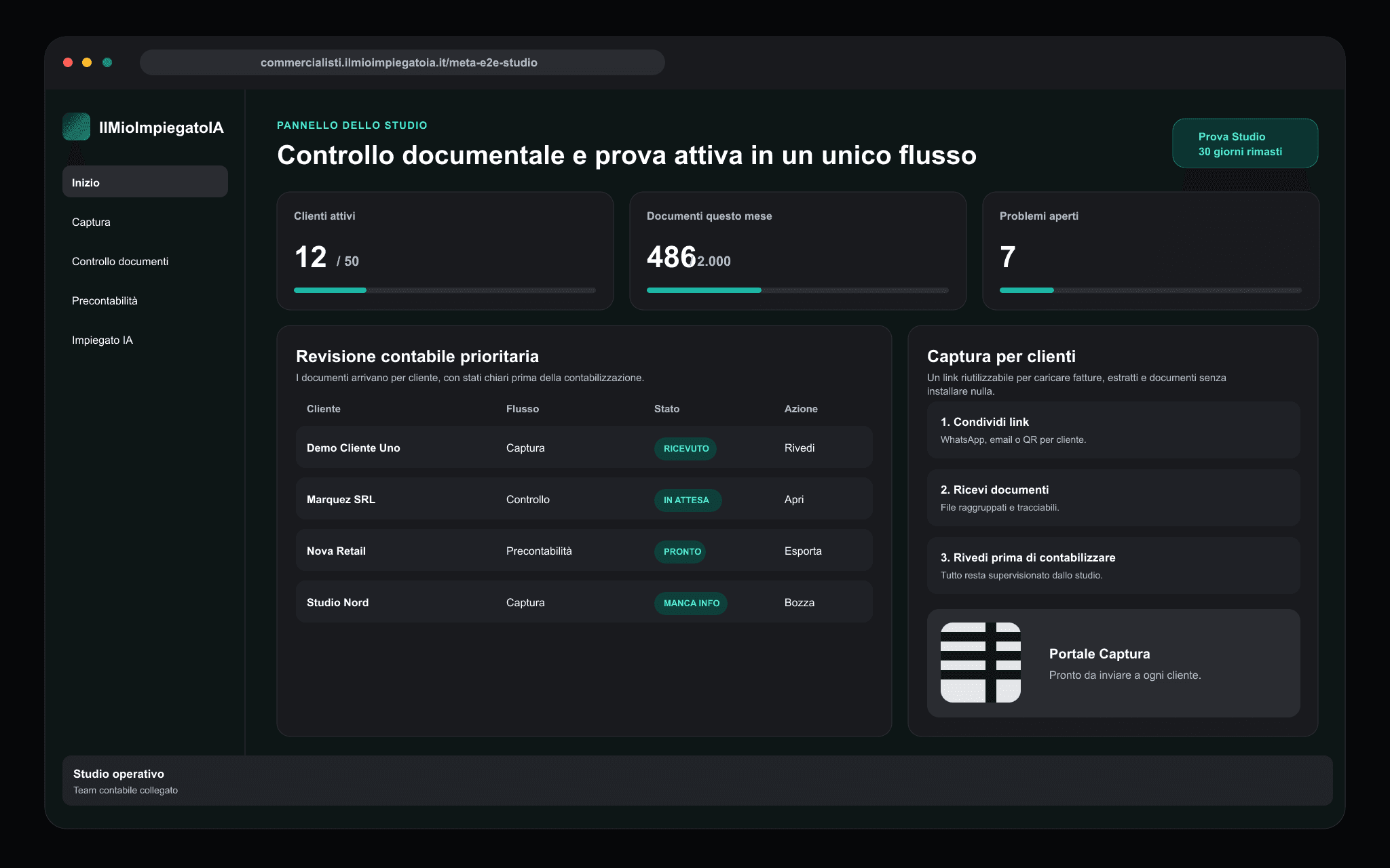 La nostra applicazione