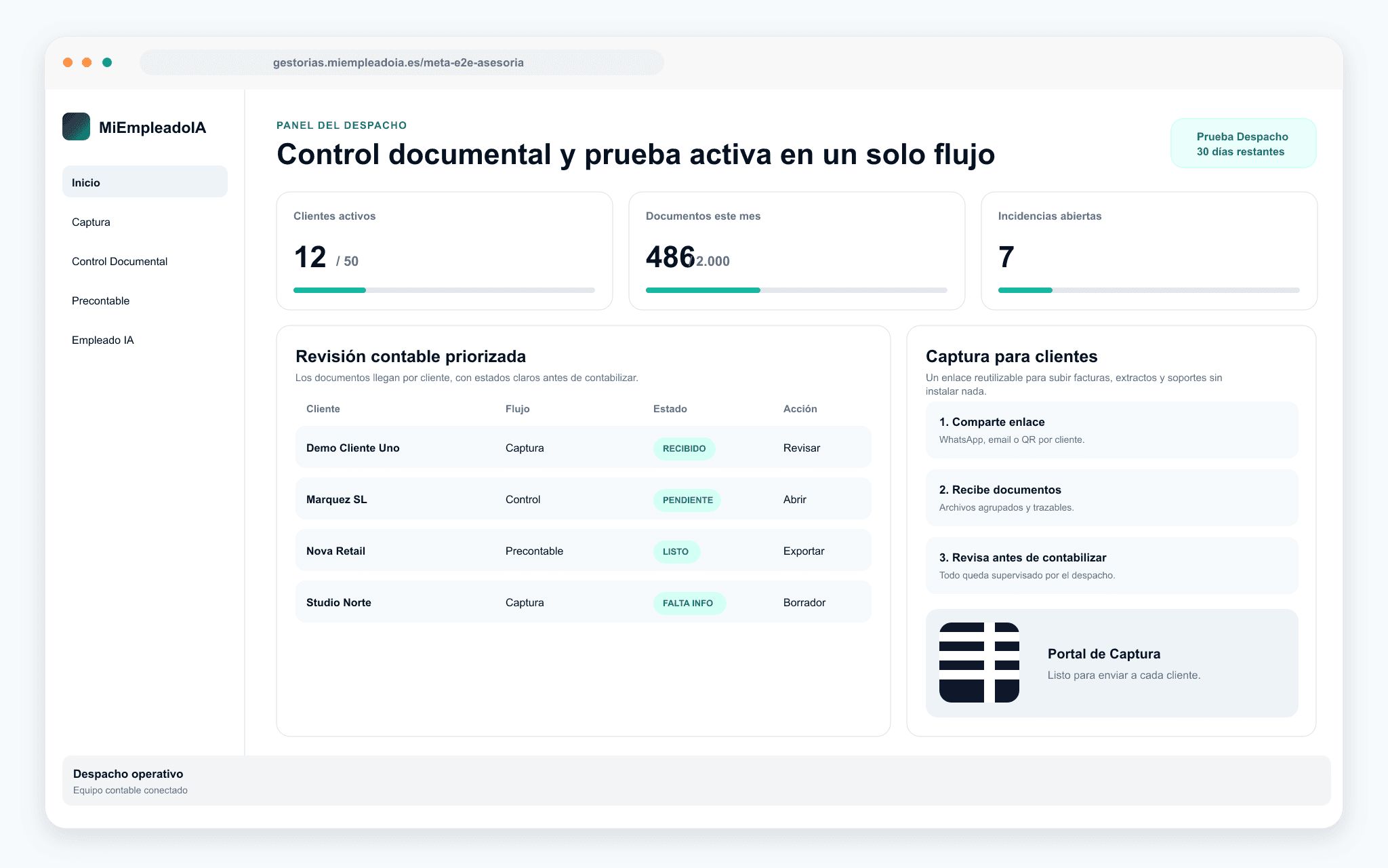 Nuestra aplicación